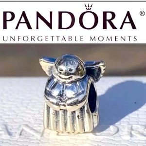 Retired PANDORA ALE Sterling Angel of Hope Charm 790337